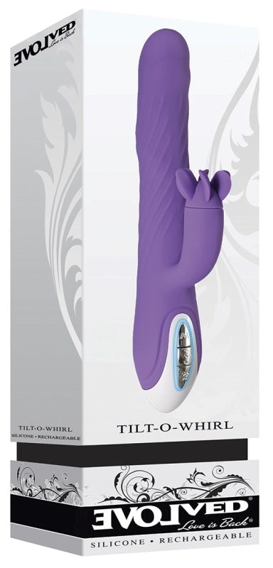 Evolved Tilt-O-Whirl - Dual-Action Pleasure Enhancer - Rabbit Vibrators