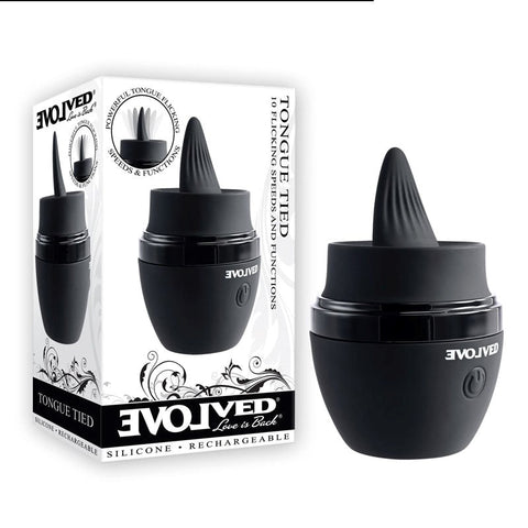 Evolved TONGUE TIED Clit stimulator - Finger and Tongue Vibrators