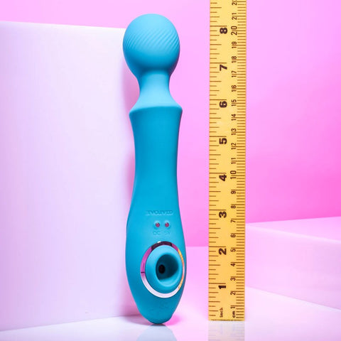 Evolved Wanderful Sucker - Dual Sensation Massage Wand - Body Wands