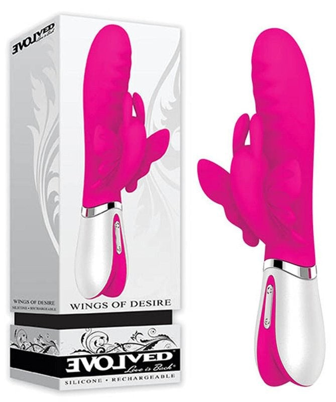 Evolved Wings of Desire Buterfly Vibrator Rabbit Vibrators