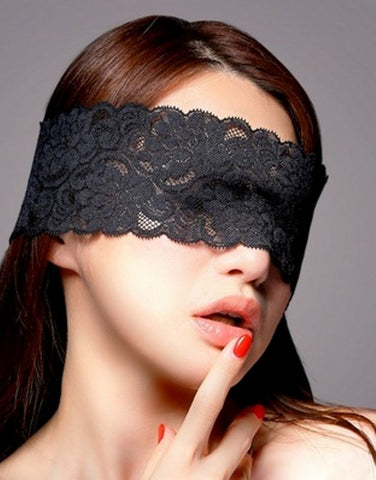 Execute Lace Eyemask with Ribbon - Masks And Blindfolds