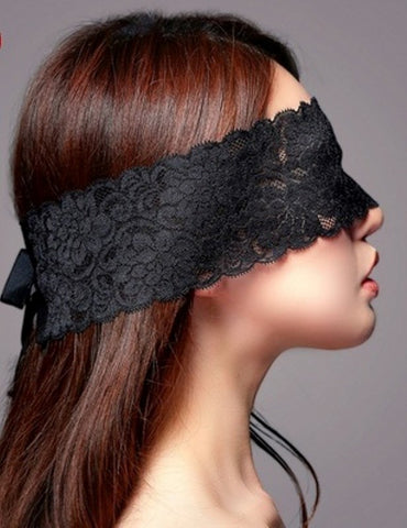 Execute Lace Eyemask with Ribbon - Masks And Blindfolds