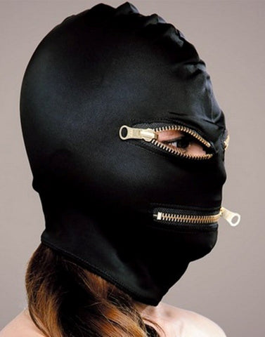 Execute Microfiber Zipper Mask - Masks And Blindfolds