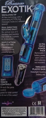 Exotik Beaver Vibrator - Rabbit Vibrators