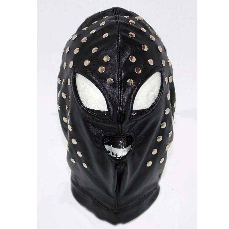 Extreme Leather Hood Studded Bondage Hoods