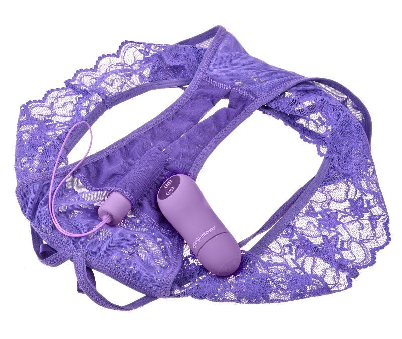 Fantasy for Her Crotchless Panty Thrill-Her Remote Control Vibrators