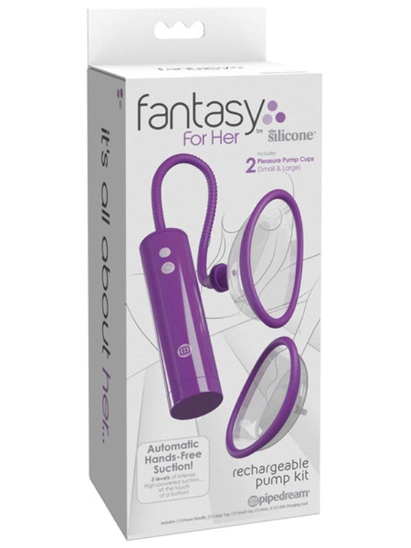 Fantasy For Her Rechargeable Pleasure Pump Kit Pussy And Clit Toys