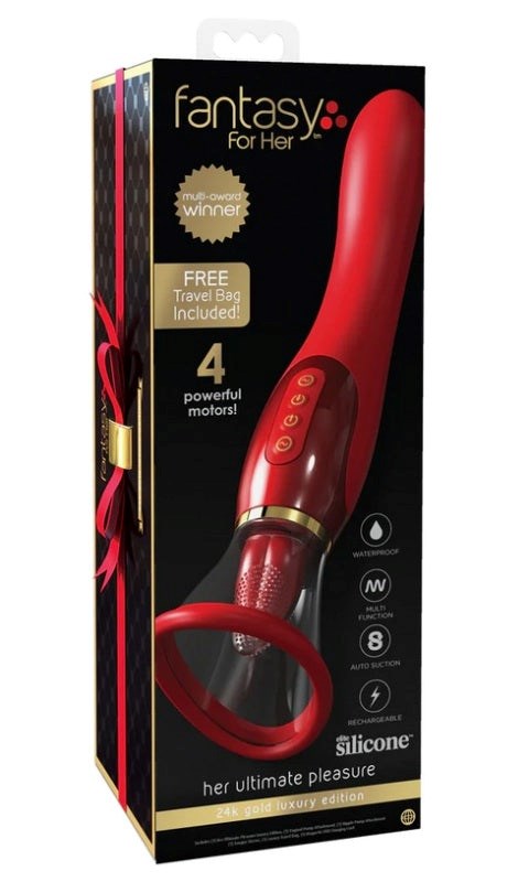 Fantasy for Her Ultimate Pleasure 24K Gold Luxury Edition Clit Ticklers and Pulsators