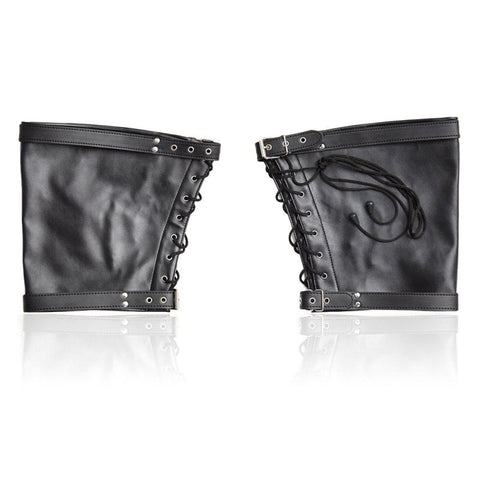 Adjustable Faux Leather Leg Binder for Sensual Exploration - Cuffs and Restraints