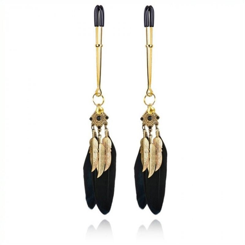 Feather Nipple Clamp Breast and Nipple Toys