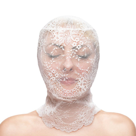 Sensual Lace Hood for Intimate Exploration - Bondage Hoods