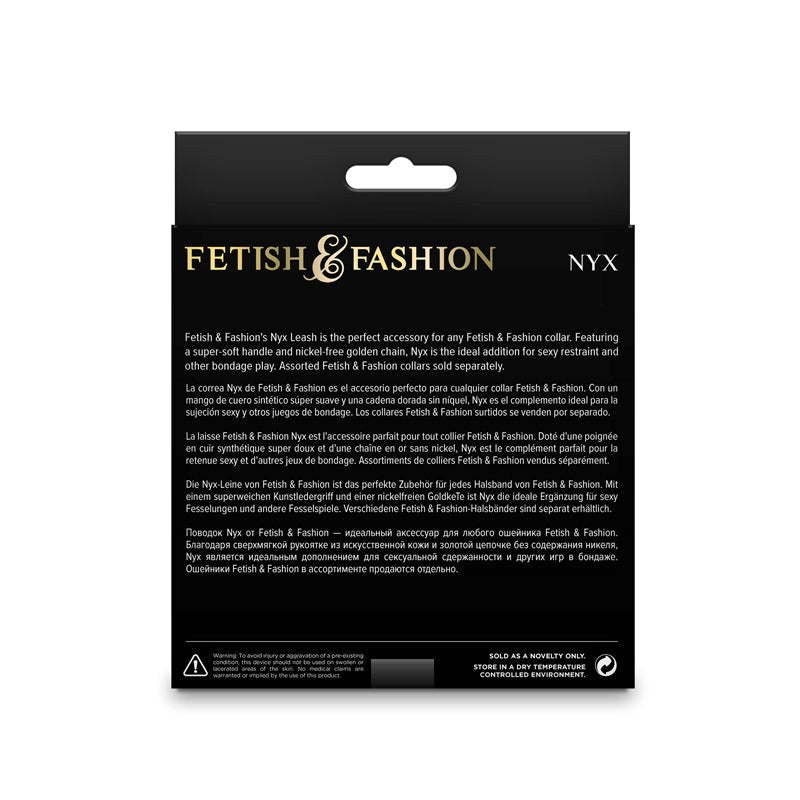 Fetish & Fashion - Nyx Leash Collars And Cuffs