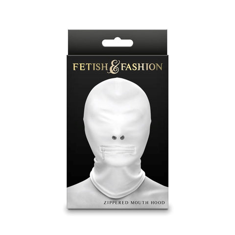NS Novelties Zippered Mouth Hood - Ignite Unforgettable Playtime - Bondage Hoods