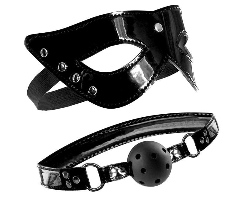 Fetish Fantasy Limited Edition Masquerade Mask and Ball Gag Masks And Blindfolds