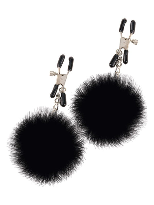 Fetish Fantasy Limited Edition Pom Pom Nipple Clamps - Nipple and Clit Clamps
