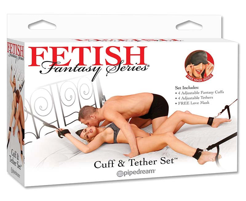 Fetish Fantasy Series Cuff and Tether Set Cuffs and Restraints