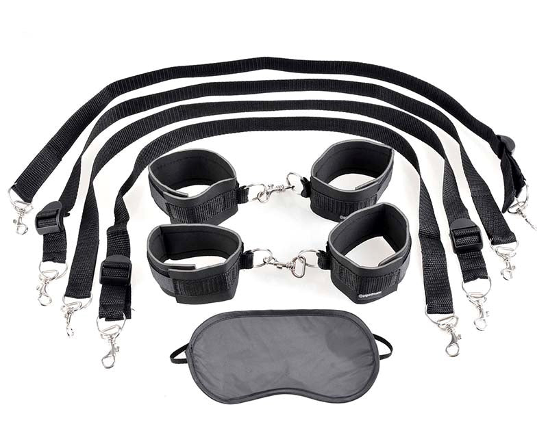 Fetish Fantasy Series Cuff and Tether Set Cuffs and Restraints