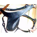 Fetish Satisfaction Leather Jock Pouch and Straps Cuffs and Restraints