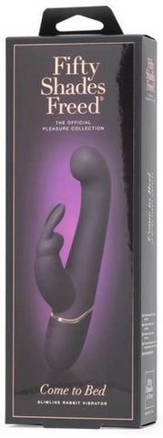 Fifty Shades Freed Come to Bed Slimline Rabbit Vibrator - Rabbit Vibrators