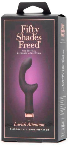 Fifty Shades Freed Lavish Attention Clitoral and G-Spot Vibrator - Clit Ticklers and Pulsators
