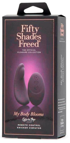 Fifty Shades Freed My Body Blooms Remote Control Knicker Vibrato - Clit Ticklers and Pulsators