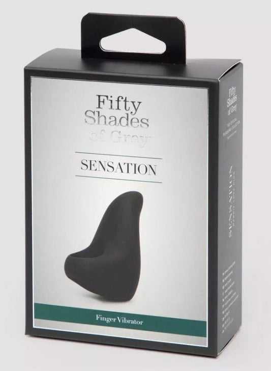 Fifty Shades of Grey Sensation Rechargeable Finger Vibrator - Finger and Tongue Vibrators