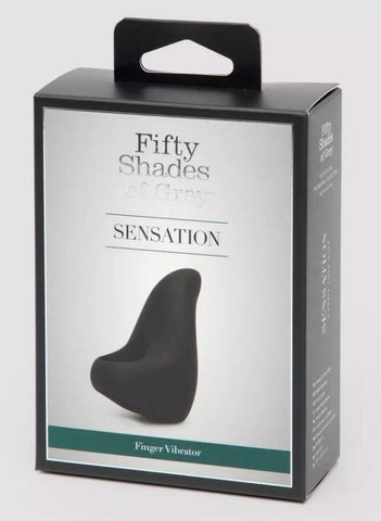 Fifty Shades of Grey Sensation Rechargeable Finger Vibrator - Finger and Tongue Vibrators