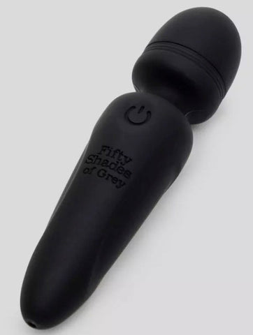 Fifty Shades of Grey Sensation Rechargeable Mini Wand Vibrator - Mini & Slim Vibrators