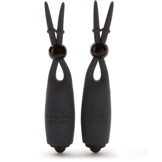 Fifty Shades of Grey Sweet Tease Vibrating Nipple Stimulators - Nipple and Clit Clamps