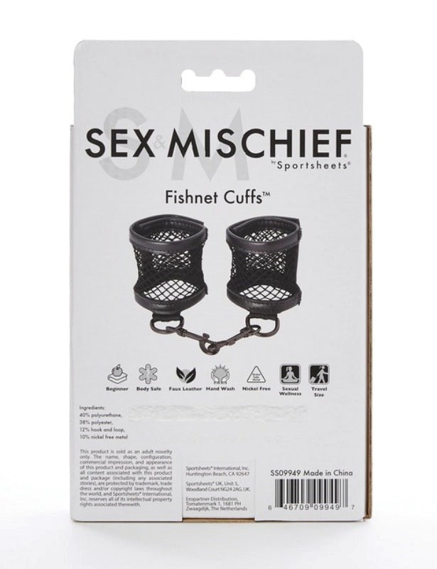 Fishnet Cuffs Cuffs and Restraints