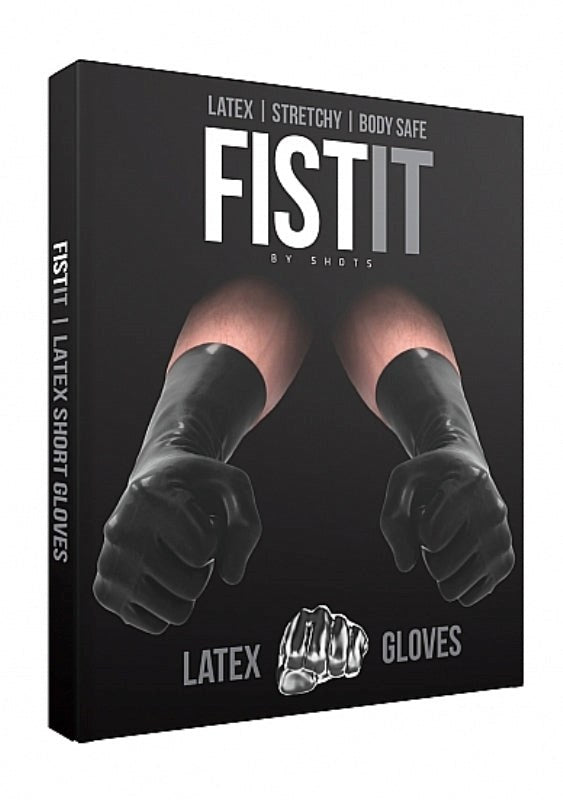 Fist-It Latex Short Gloves Wigs and Gloves