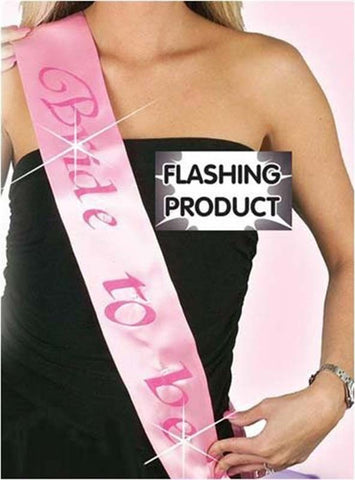Flashing Bride To Be Sash - Sex Games, Coupons and Tricks