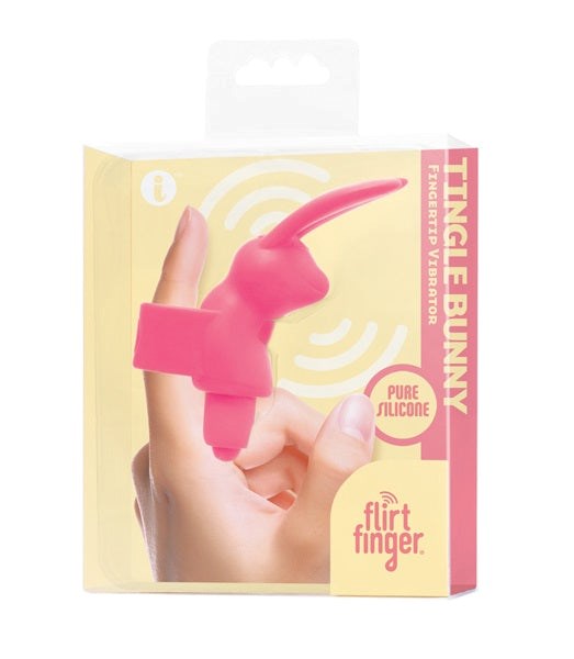 Flirt Finger Tingle Bunny G-Spot Vibrator Finger and Tongue Vibrators