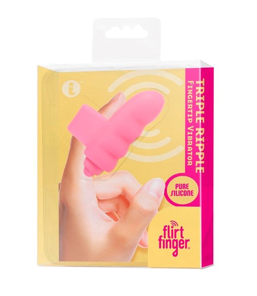 Flirt Finger Triple Ripple Finger and Tongue Vibrators