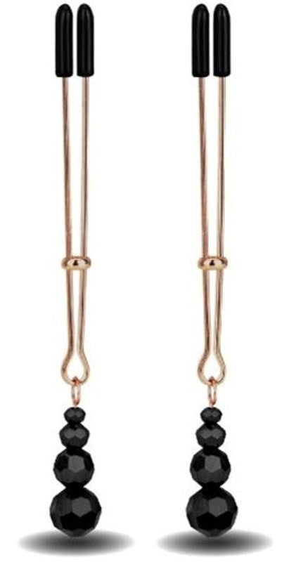 Fredericks of Hollywood Lovers Collection Beaded Nipple Clamps - Nipple and Clit Clamps