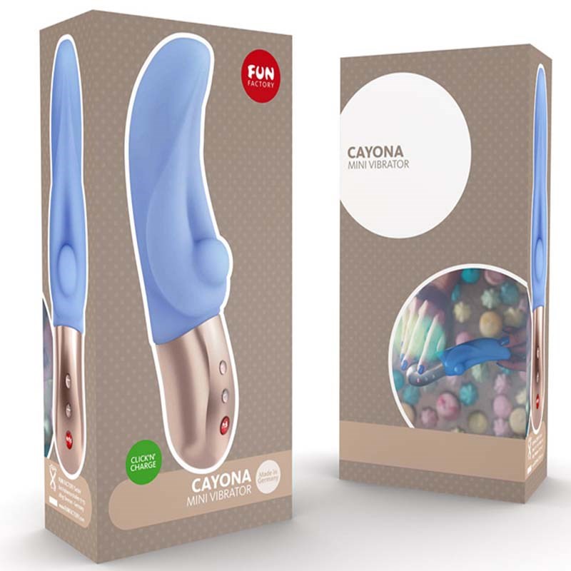 Fun Factory Cayona Candy Blue Waterproof Vibrators