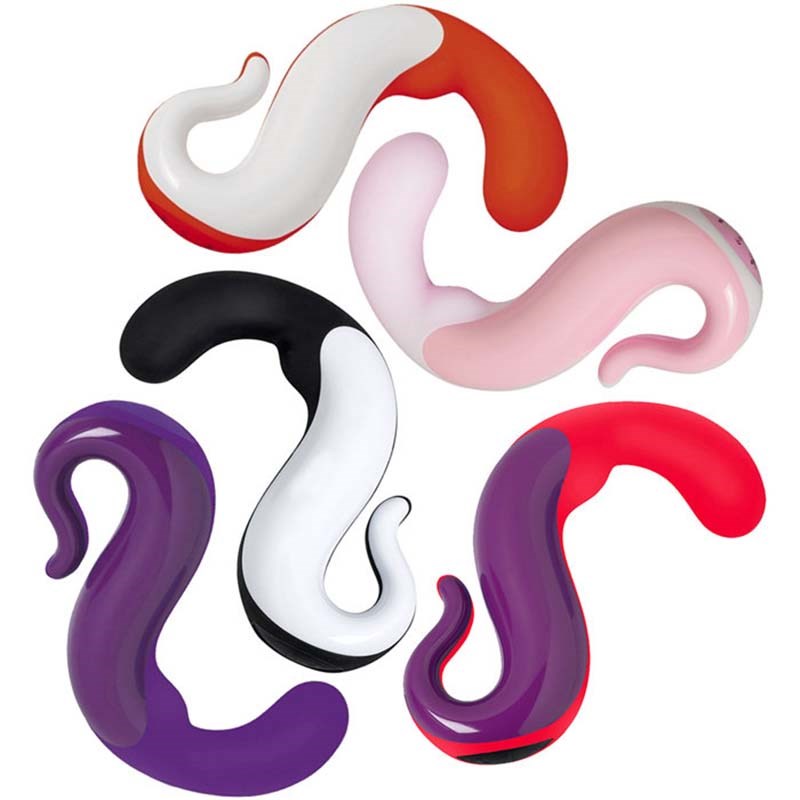 Fun Factory Delight Sex Toy Black/White Waterproof Vibrators