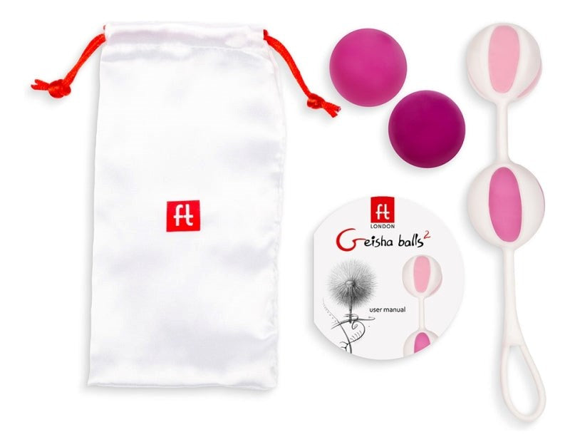 Geisha Balls 2 Pink Kegel Exerciser Personal Massagers