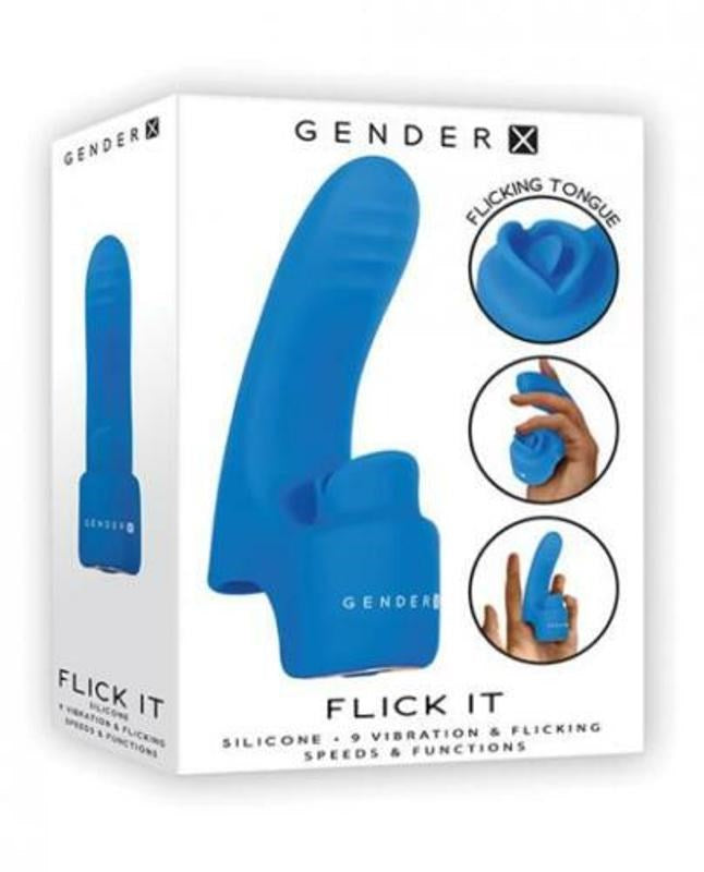 Gender X Flick It Finger Vibe Finger and Tongue Vibrators