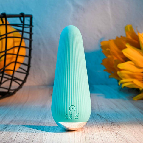 Gender X O-CONE Blue - Rechargeable Waterproof Vibrator - Bullet Vibrators