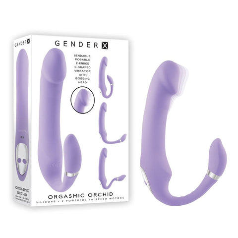 Gender X's Lilac Strapless Strap-On - 10 Speeds of Ecstasy - Strap On Sextoys