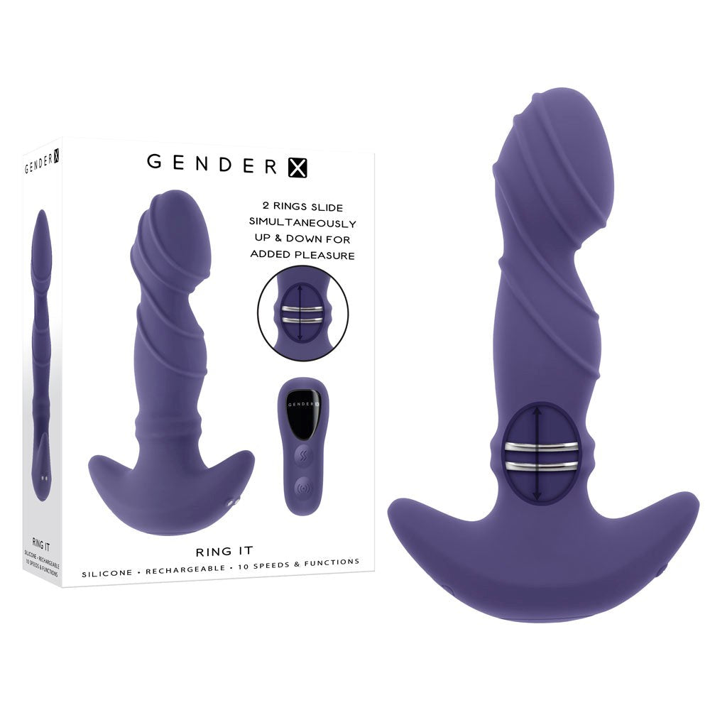 Gender X Ring It Vibrator With Wireless Remote Remote Control Vibrators