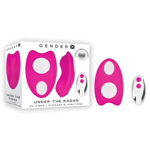 Gender X UNDER THE RADAR - Customizable Panty Vibrator - Remote Control Vibrators