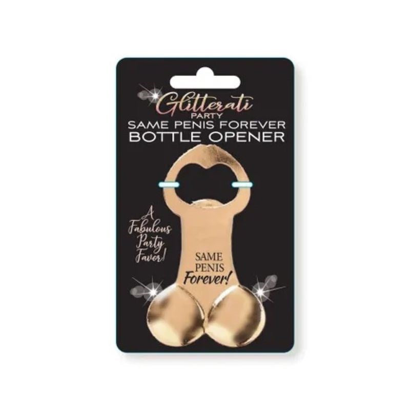 Glitterati - Same Penis Forever Bottle Opener Bachelorette and Bucks