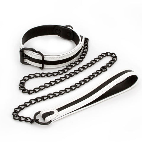 GLO Bondage Collar and Leash - Collars and Leads