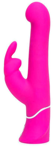 Happy Rabbit Rechargeable Beaded Vibrator Purple - Rabbit Vibrators