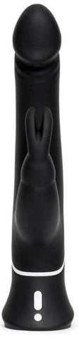 Happy Rabbit Rechargeable Realistic Vibrator Black - Rabbit Vibrators