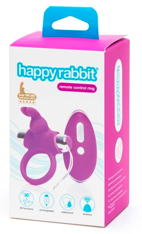 Happy Rabbit Remote Control Cock Ring - Remote Control Vibrators