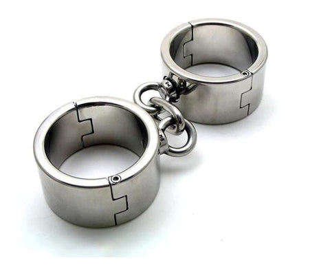 Hardcore Metal Bondage Cuffs - Cuffs and Restraints