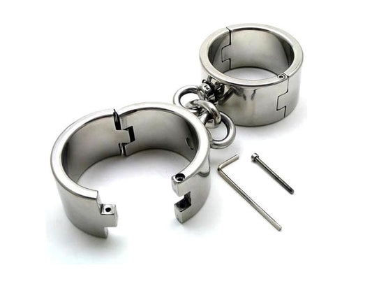 Hardcore Metal Bondage Cuffs - Cuffs and Restraints